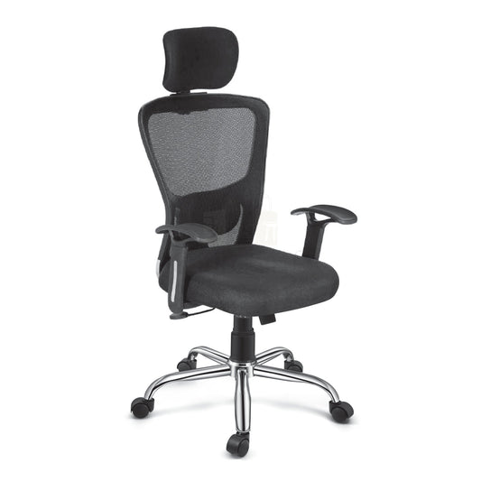 Oakcraft Mid-Back Mesh Office Chair with Synchro-Tilt