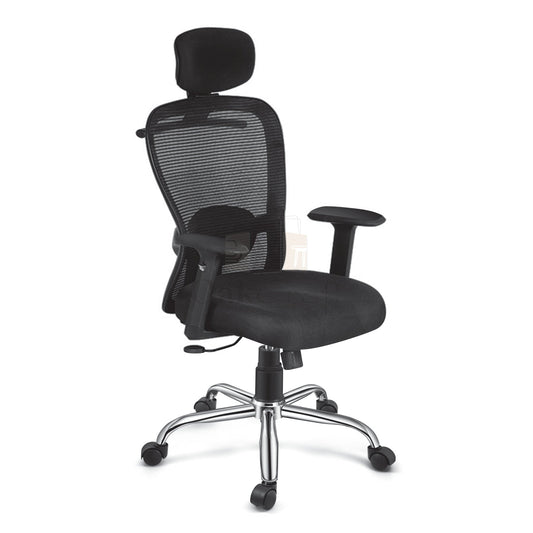Ergonomic Mesh Office Chair with Footrest