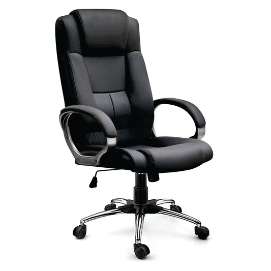 Office Chair with Adjustable Armrests and Headrest