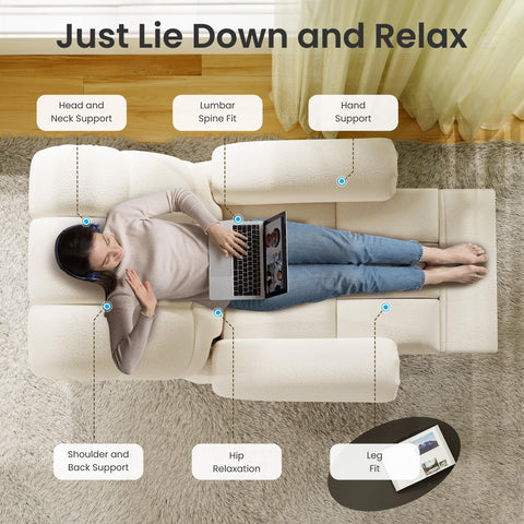 Oakcraft 2025 New Power Recliner Chair for Adults, Adjustable Electric Chair Power Reclining Sofa, USB Port, Ultra-Comfy Teddy Fleece Recliner for Living Room, Tool-Free Setup Single Sofa Oakcraft 2025 New Power Recliner Chair for Adults, Adjustable Electric Chair Power Reclining Sofa, USB Port, Ultra-Comfy Teddy Fleece Recliner for Living Room, Tool-Free Setup Single Sofa
