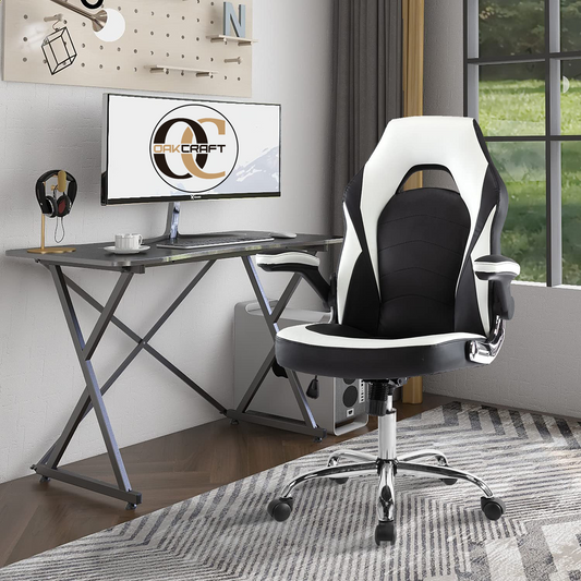 Oakcraft Blaze High Back Leatherette Gaming Chair - Oakcraft