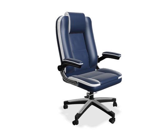 Oakcraft Gloster Leatherette Office Executive Chair 3D