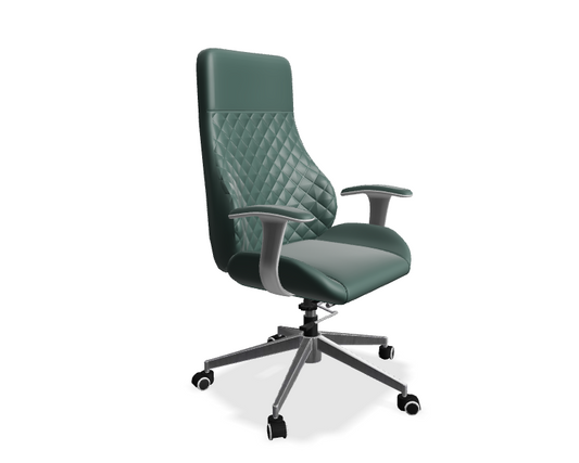 Oakcraft Curve Leatherette Office Executive Chair 3D
