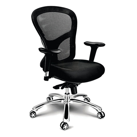 Breathable Mesh Office Chair with Reclining Backrest