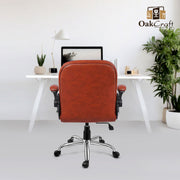 Oakcraft Colossal  Medium Back Leatherette Ergonomic Office Chair - Oakcraft