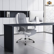 Oakcraft Gloster High Back Leatherette Ergonomic Office Chair - Oakcraft