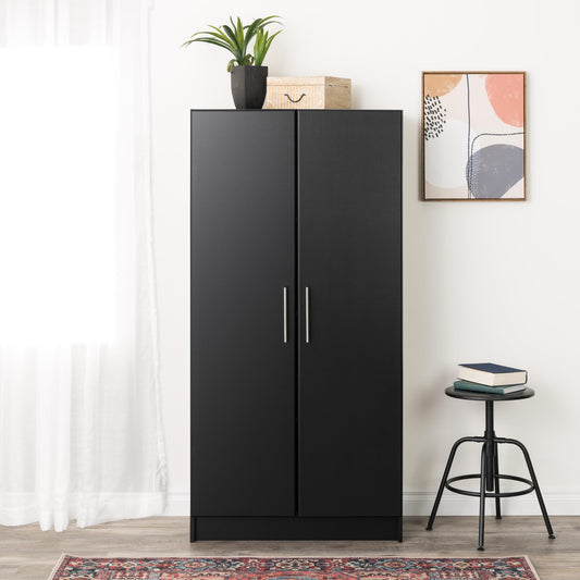 Oakcraft Elite 32" Storage Cabinet, Drifted Gray Storage Cabinet, Bathroom Cabinet, Pantry Cabinet with 3 Shelves 16" D x 32" W x 65" H,