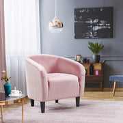 Oakcraft Accent Chair Set of 2, Boucle Fabric Club Chair, Furry Sherpa Elegant Siting Chair with Cozy Soft Padded for Living Room Bedroom Reception Room Office,