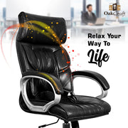 Oakcraft Stardom High Back Leatherette Ergonomic Office Chair - Oakcraft