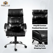 Oakcraft Stardom High Back Leatherette Ergonomic Office Chair - Oakcraft