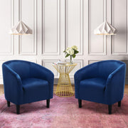 Oakcraft Accent Chair Set of 2, Boucle Fabric Club Chair, Furry Sherpa Elegant Siting Chair with Cozy Soft Padded for Living Room Bedroom Reception Room Office,