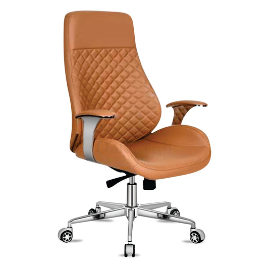 High-Back Mesh Office Chair with Adjustable Armrests
