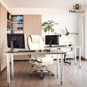 Oakcraft Gloster High Back Leatherette Ergonomic Office Chair - Oakcraft