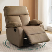 Oakcraft Recliner Chair for Adults, Massage Fabric Small Recliner Home Theater Seating with Lumbar Support, Adjustable Modern Reclining Chair with Padded Seat Backrest for Living Room