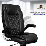 Oakcraft Dominion High Back Leatherette Ergonomic Office Chair - Oakcraft