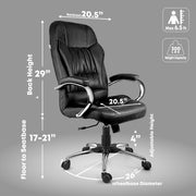 Oakcraft Rapture High Back Leatherette Ergonomic Office Chair - Oakcraft