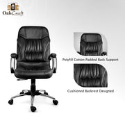 Oakcraft Rapture High Back Leatherette Ergonomic Office Chair - Oakcraft