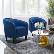Oakcraft Accent Chair Set of 2, Boucle Fabric Club Chair, Furry Sherpa Elegant Siting Chair with Cozy Soft Padded for Living Room Bedroom Reception Room Office,