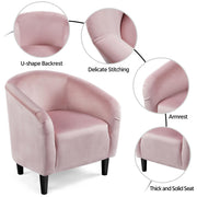Oakcraft Accent Chair Set of 2, Boucle Fabric Club Chair, Furry Sherpa Elegant Siting Chair with Cozy Soft Padded for Living Room Bedroom Reception Room Office,