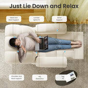 Oakcraft 2025 New Power Recliner Chair for Adults, Adjustable Electric Chair Power Reclining Sofa, USB Port, Ultra-Comfy Teddy Fleece Recliner for Living Room, Tool-Free Setup Single Sofa