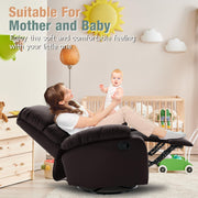 Oakcraft Recliner Chair for Adults, Massage Fabric Small Recliner Home Theater Seating with Lumbar Support, Adjustable Modern Reclining Chair with Padded Seat Backrest for Living Room