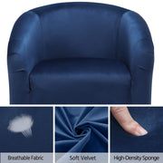 Oakcraft Accent Chair Set of 2, Boucle Fabric Club Chair, Furry Sherpa Elegant Siting Chair with Cozy Soft Padded for Living Room Bedroom Reception Room Office,