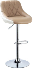 Oakcraft Louver Leatherette Bar Stool