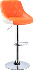 Oakcraft Louver Leatherette Bar Stool
