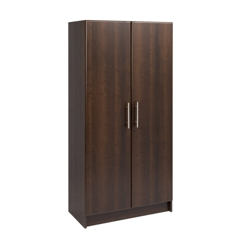 Oakcraft Elite 32" Storage Cabinet, Drifted Gray Storage Cabinet, Bathroom Cabinet, Pantry Cabinet with 3 Shelves 16" D x 32" W x 65" H,