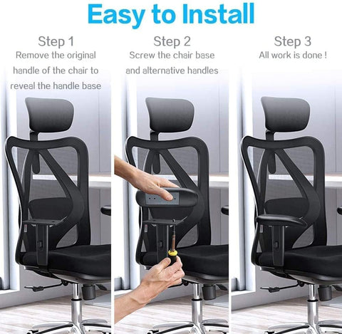 Oakcraft Soft PU Doom Pad Office Chair Armrest Ergonomic Comfort, Univ