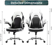 Oakcraft Blaze High Back Leatherette Gaming Chair - Oakcraft