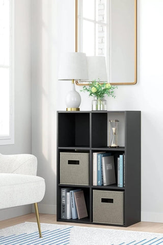 Oakcraft Simple Bookshelf/Multipurpose Rack/Children Bookcases/File Rack for Office/Storage Organizer/Cabinet Shelves for Bedroom Office Living Room Metal Open Book Shelf