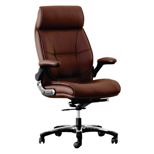 Stylish Office Chair with Contoured Seat and Back