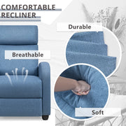 Oakcraft Recliner Chair Adjustable Home Theater Single Fabric Recliner Sofa Furniture with Thick Seat Cushion and Backrest Modern Living Room Recliners OMR-308 Modern Aurora Grey