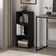 Oakcraft 3 Tier Multipurpose Storage Unit Engineered Wood Open Book Shelf - Oakcraft