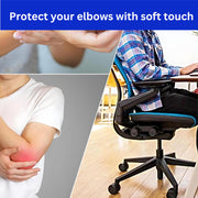 Oakcraft Soft PU Doom Pad Office Chair Armrest Ergonomic Comfort, Universal Fit, Includes 4 Screws | Adjustable Chair Handle Cushion, Replacement Parts, Rolling Chair Accessories, Spare Hand Rest
