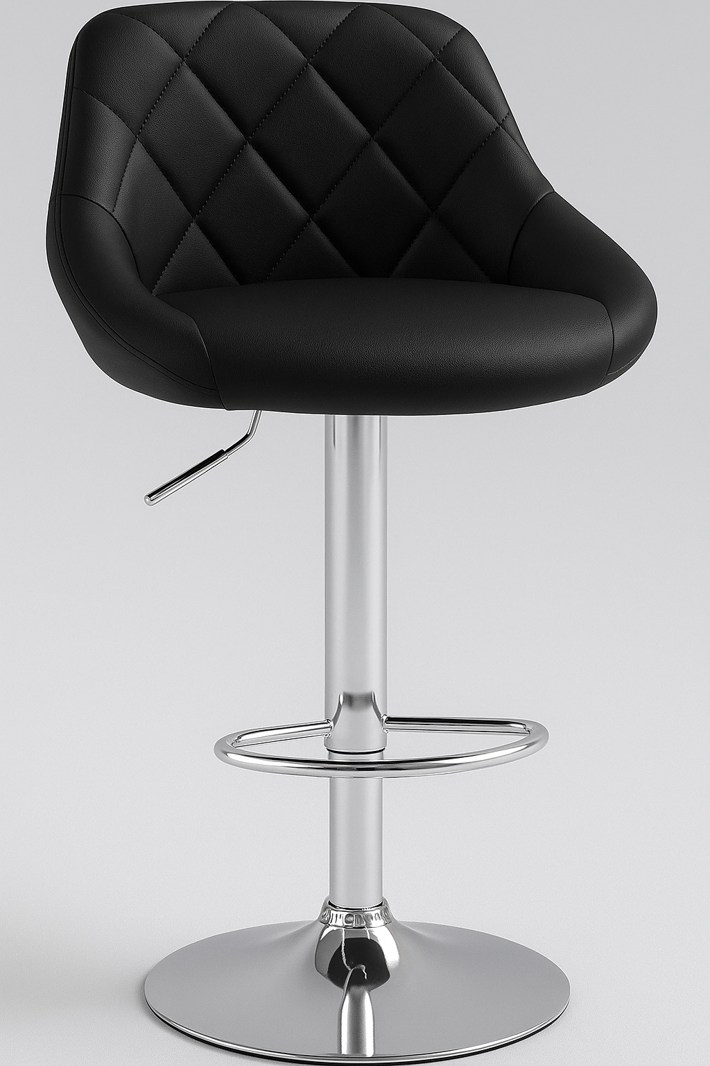 Oakcraft Louver Leatherette Bar Stool