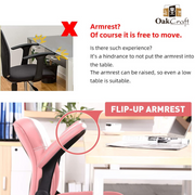 Oakcraft Stratos Medium Back Leatherette Ergonomic Office Chair - Oakcraft