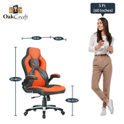 Oakcraft Batman High Back Leatherette Gaming Chair - Oakcraft
