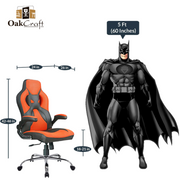 Oakcraft Batman High Back Leatherette Gaming Chair - Oakcraft