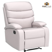 Oakcraft Manual Recliner Chair Sofa with Tech Cloth - Oakcraft
