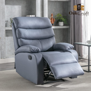 Oakcraft Manual Recliner Chair Sofa with Tech Cloth - Oakcraft